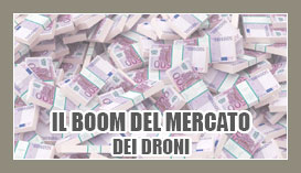 il boom del mercato dei droni