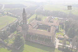 foto aerea abbazzia di chiaravalle